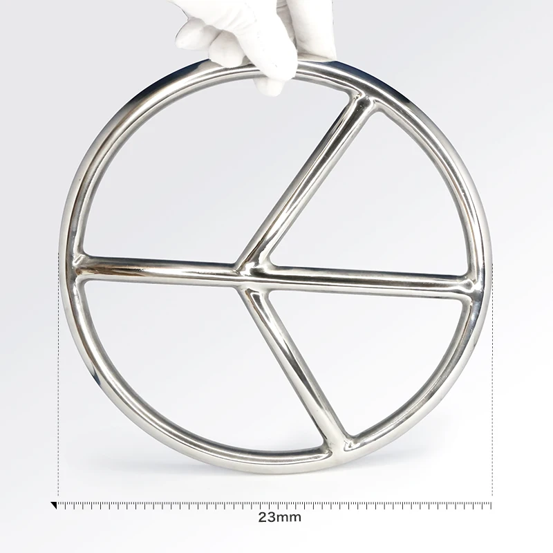 Кольцо верности из нержавеющей стали с подвеской БДСМ игра интимные игрушки