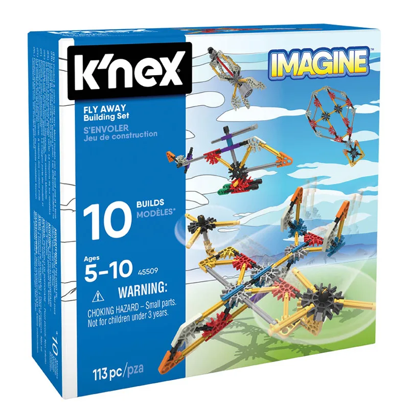 

America KNEX kelor si Children'S Educational Fight Inserted Take Building Blocks Toy Imagine Sky Land 5-10-Year-Old