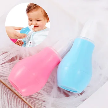 

1 PC Newborn Silicone Safety Nose Cleaner Vacuum Suction Children Nasal Aspirator Baby Care Practical Baby Care Tool