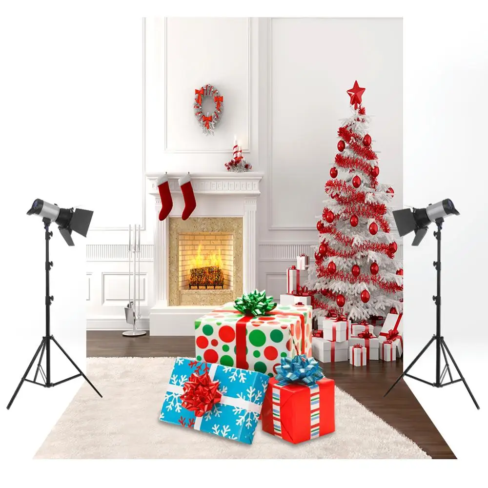 1PC Christmas Decoration Photo Background Backdrop for Studio Vedio Shooting Prop Cloth Photography Backdrops