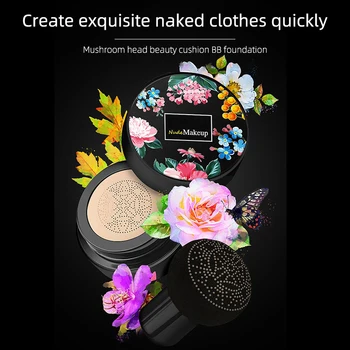 

Mushroom Air Cushion Bb Cream Moisturizing Cover Blemishes Even Skin Tone Bb Cream Makeup Primer Cosmetic E1