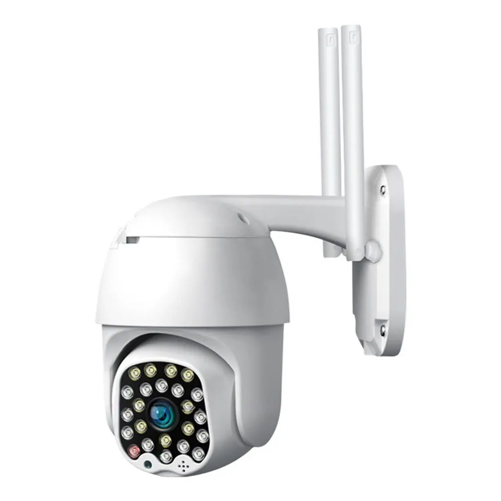 1080P две антенны PTZ IP камера Wifi 2MP Облачное хранилище 23 шт. светодиодный светильник сирены сигнализация P2P аудио домашняя камера безопасности