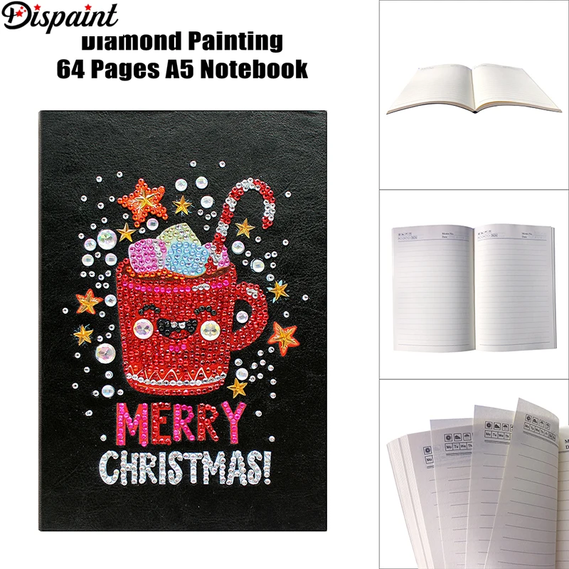 Dispaint A5 записные книжки 5D DIY алмазная живопись специальная форма Дневник Книга Алмазная вышивка "Мандала птица" Стразы Декор подарок