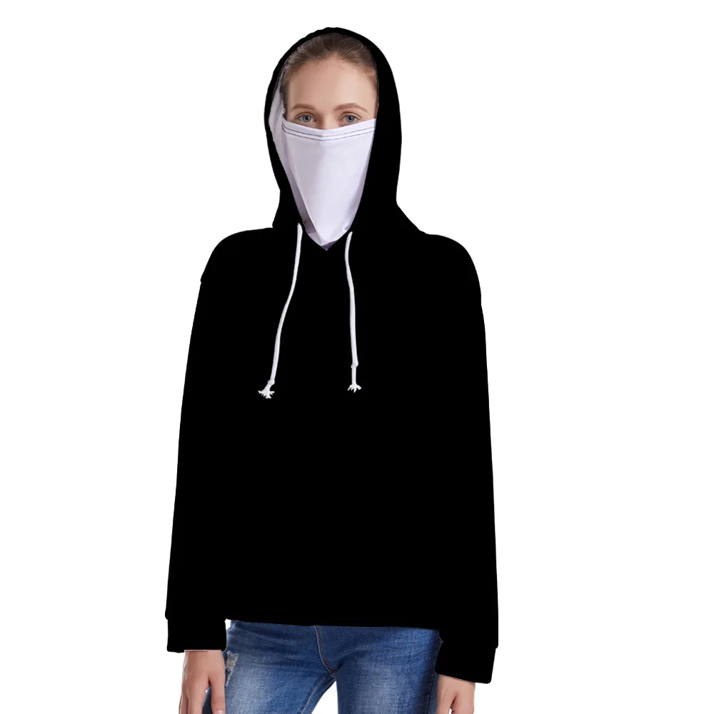 

Women's Hoodie Hooded Pullover Solid Color Personalized 3D Digital Color Printing Sweatshirt Hoodies Women Can Be Customized