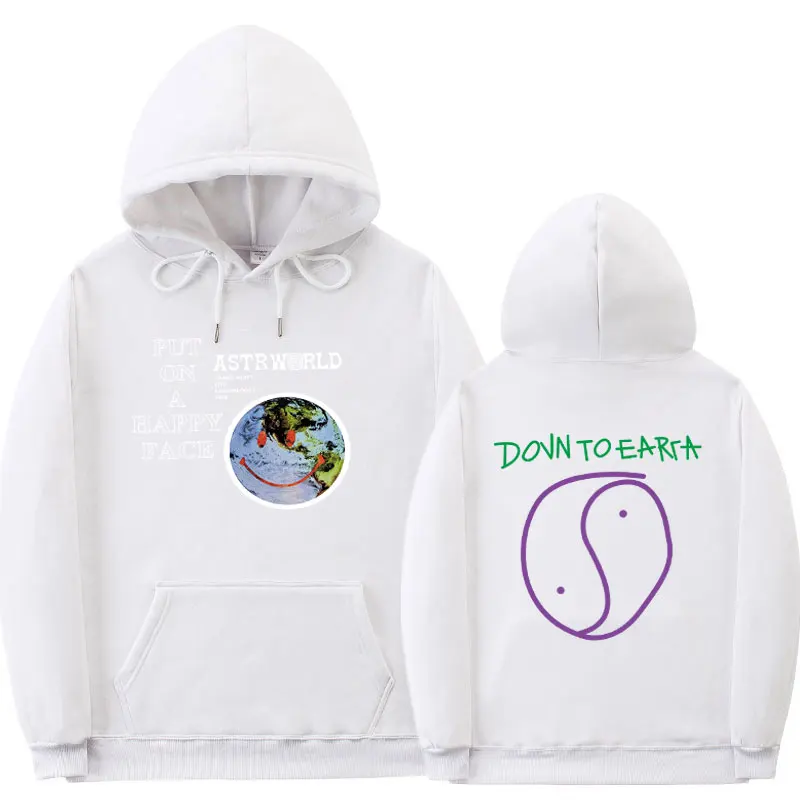 White MS511 Трэвиса Скотта ASTROWORLD толстовки наборы уличная флисовая толстовка спортивные штаны для мужчин и женщин толстовка с капюшоном и штаны S-3XL - Цвет: White MS511