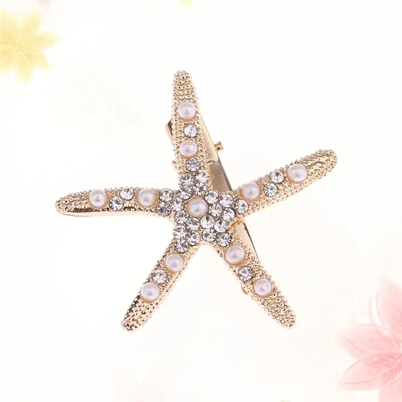 2PCS Star Hair Clip Alloy Beautiful Duckbill Barrette for Party Women