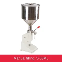 Machine de remplissage manuelle pour liquides cosmétiques, appareil de remplissage pour vernis à ongles, shampoing, dentifrice, huile, 5 — 50 ml, A03 