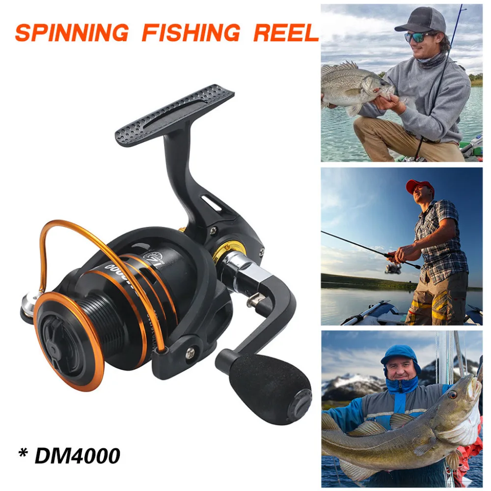 Spinning Reels Light Weight Ultra Smooth Powerful Spinning Fishing Reels DM4000 #4C04 (5)
