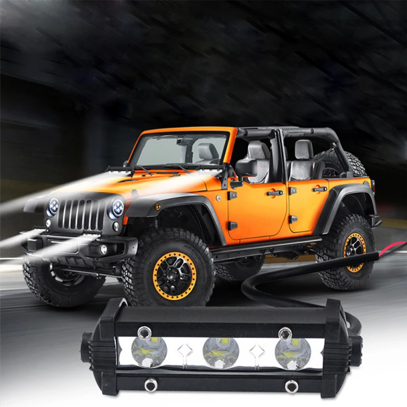 

Driving Fog Offroad LED Work Car Light 9W 12V LED Universal Car 4WD led beams Work Light Bar Spotlight Flood Lamp Running Light