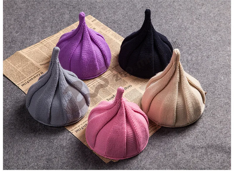 ; сезон осень-зима теплая одежда с ушками детские головные уборы Skullies Beanie упругая заостренная шапка "ветряная мельница" Кепка для мальчиков, девочек модные Accessory-MXC-W6