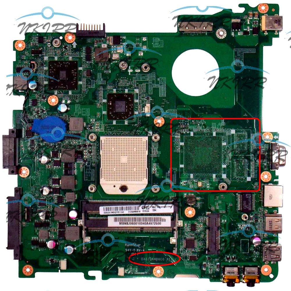 Placa-mãe para notebook