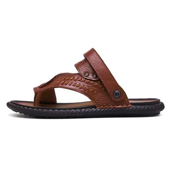 

piel sandalias sandalet sandalia playa rubber 2020 herren sandals-men hombre summer masculina work vietnam cuero slide beach da