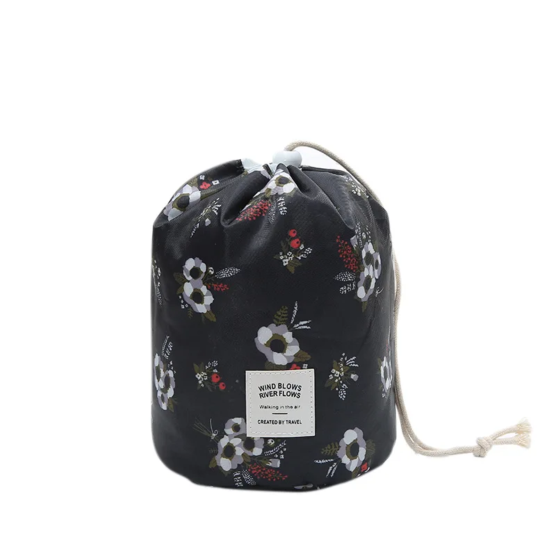 string travel multi-function cylinder waterproof makeup bag to receive a customizable toiletry bags can be customized - Color: see chart