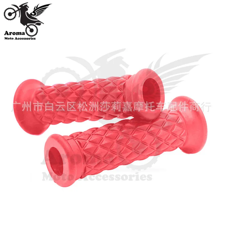16 colors available brown red black hot retro cafe racer parts 22MM 25MM rubber motorbike grip for honda suzuki yamaha harley softail sportster prince cruise moto handlebar motorcycle handle grips