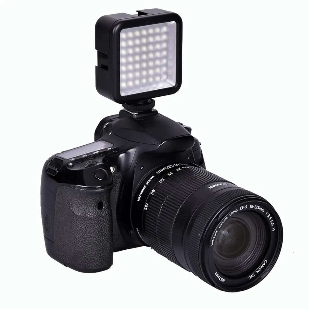 Вспышка Mini Pro Led-49 видео свет 49 светодиодная вспышка для Dslr камеры видеокамеры Dvr Dv камеры свет черный