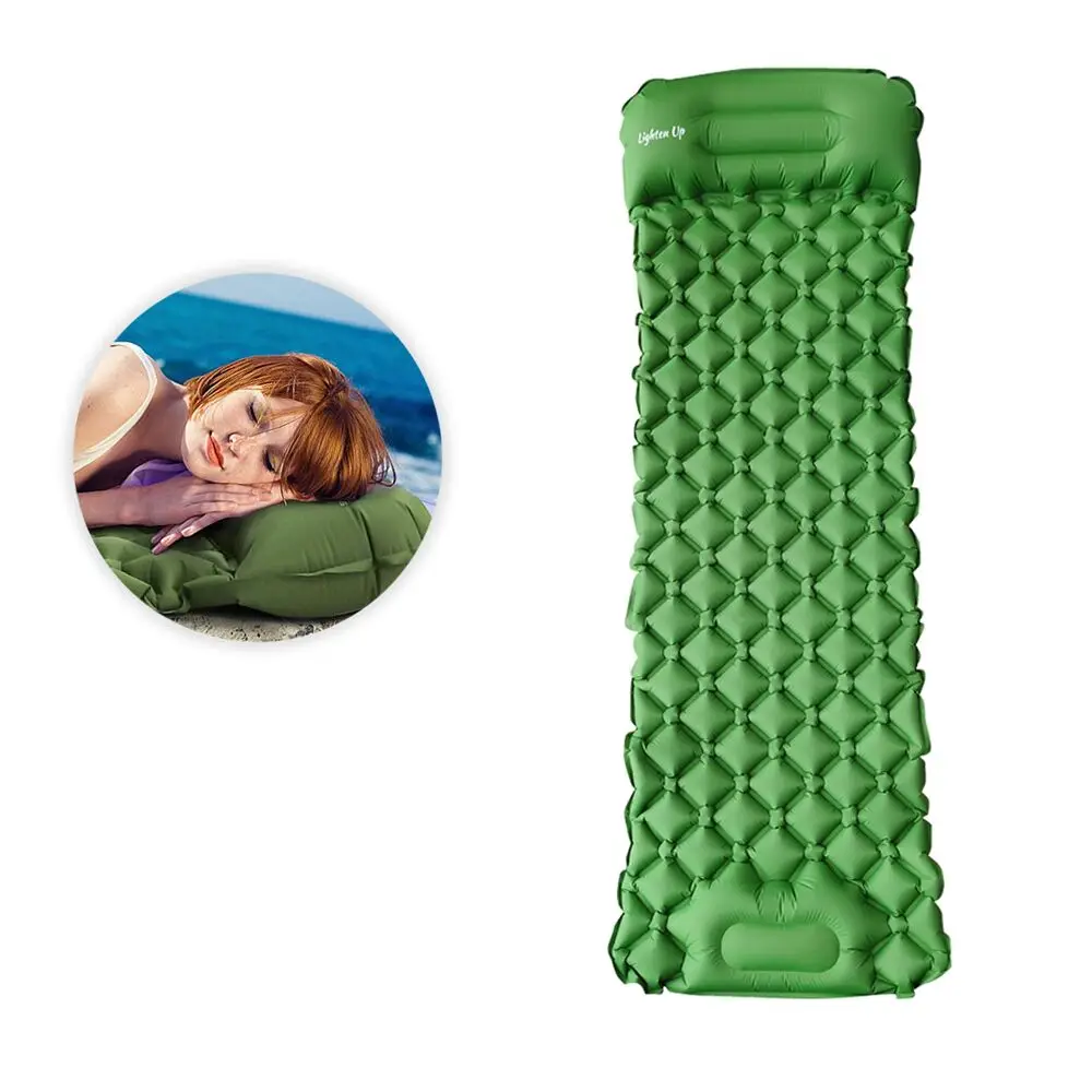 Lightenup Camping Travel Self Inflating Portable Folding Blow Up