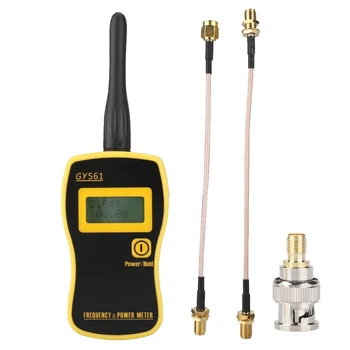 

GY561 Two Way Radio Practical Detector Walkie Talkie 1MHz 2400MHz Mini Handheld LCD Frequency Counter Power Measure With Antenna