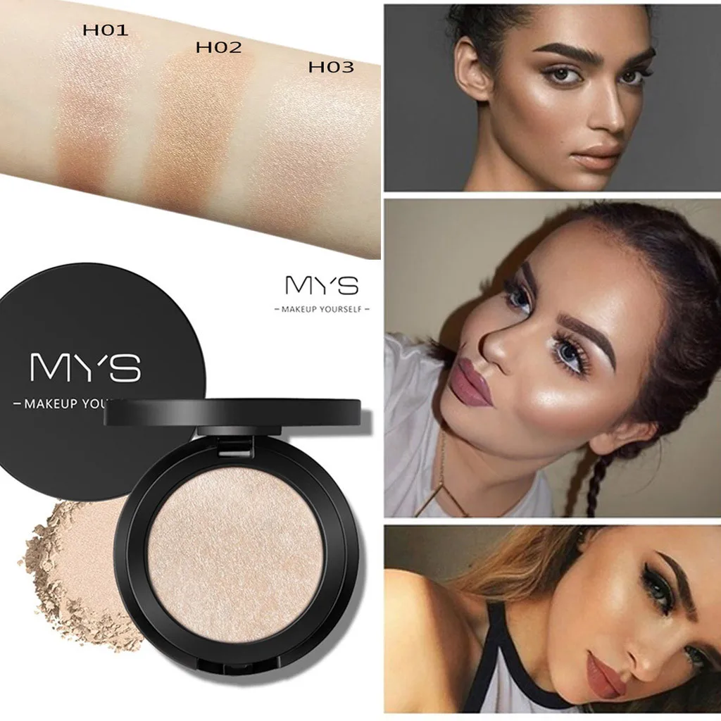 

Highlighter Facial Bronzers Palette Multi Color Repair Powder High Gloss Powder Repair Face Concealer Highlight Cosmetics #H