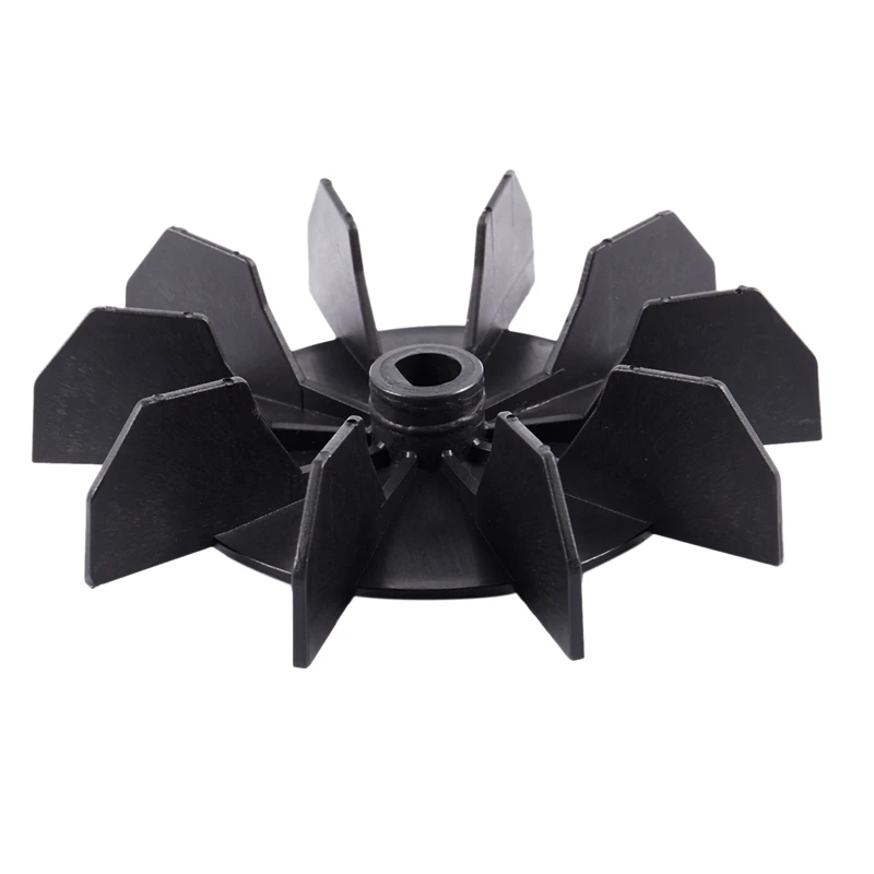

Replacement 0.5" Inner Bore 10 Impeller Air Compressor Motor Fan Blade Black