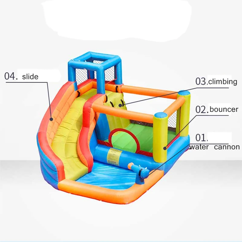 Water slide with cannon (5)