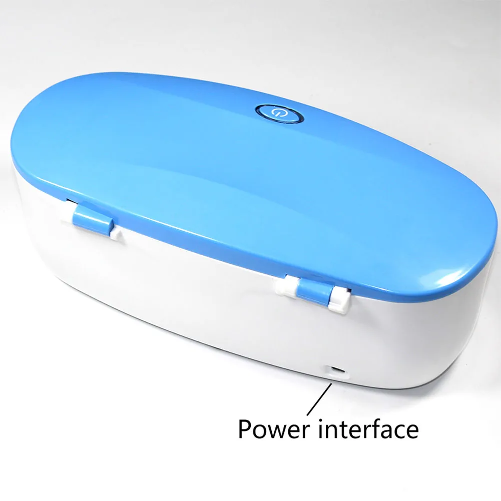 Anti Bacteria Clean Tweezers UV Light With Cable Instruments USB Rechargeable Box Nail Tools Sterilizer Set Manicure Button Led