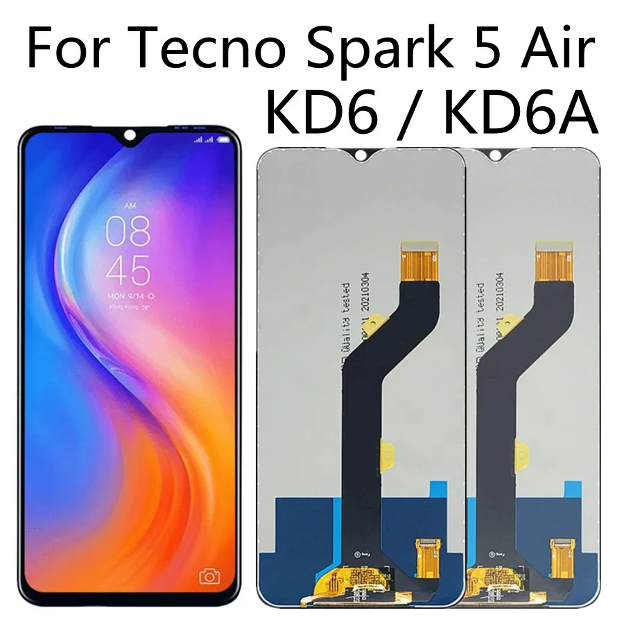 7.0" LCD For Tecno Spark 5 AIR KD6 LCD Display Touch Screen Digitizer