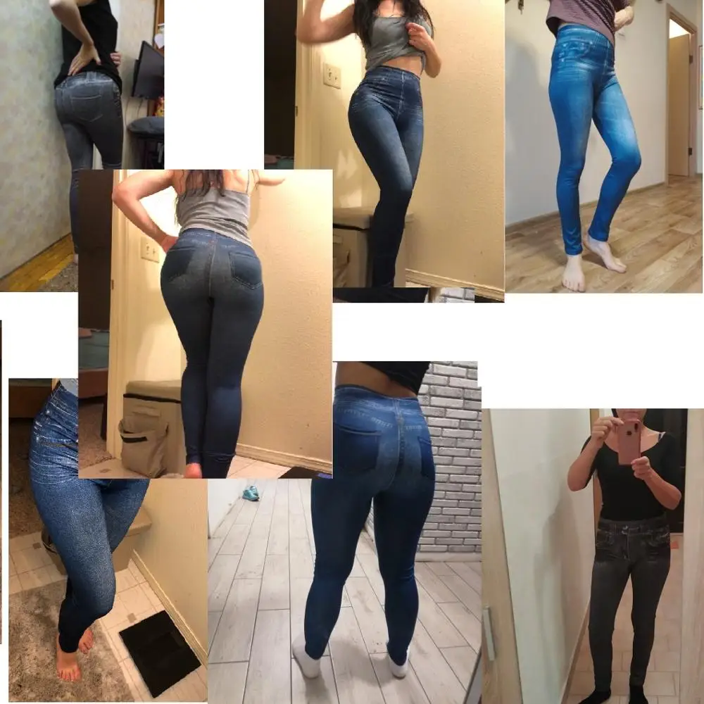 Тонкие джеггинсы, Корректирующее тело, удобные женские леггинсы и внешний вид джинсов, эластичные, размера плюс, пуш-ап, высокая талия, штаны для фитнеса