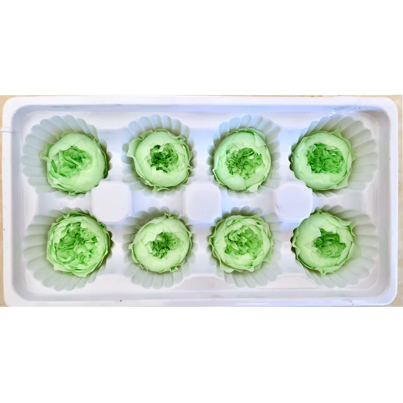 Light Green 1 коробка вечный цветок Роза Остина диаметр цветка 4-5 см Высококачественный A вечные цветы материал для изготовления подарочной коробки - Цвет: Light Green