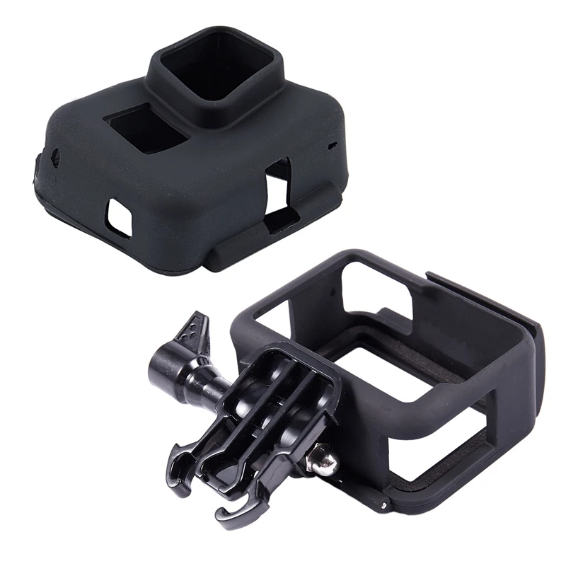 Пластиковый защитный Стандартный футляр для экшн камеры Gopro Hero 5 Black и мягкий