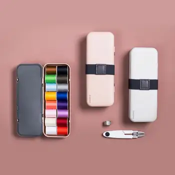 

1 set Portable Travel Household Tools Household Sewing Box Set Portable Multi-Function Sewing Kit Hand Sewing Sewing Box