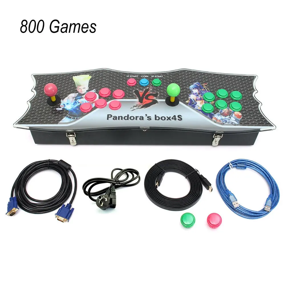 

Super Cool Design 800 Games Home Multiplayer Arcade Game Console Kit Set Double Joystick Children Game Console