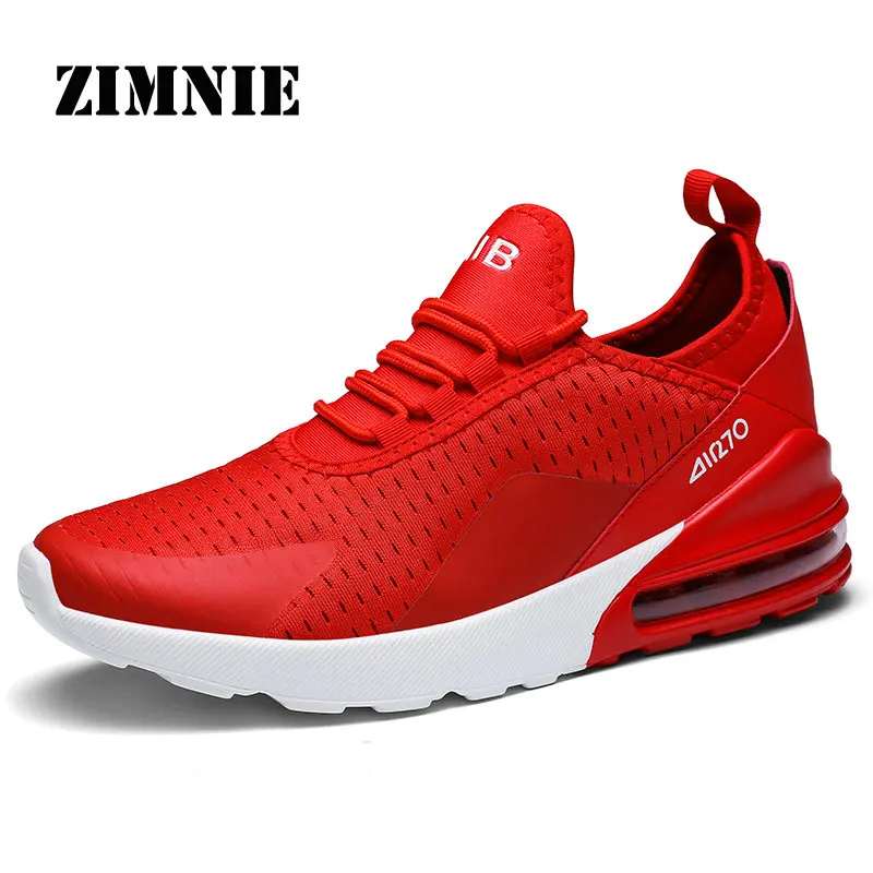 Мужская Спортивная обувь, брендовые кроссовки для бега, дышащие, zapatillas hombre Deportiva 270, Высококачественная Мужская обувь, кроссовки для тренировок - Цвет: 01 Red