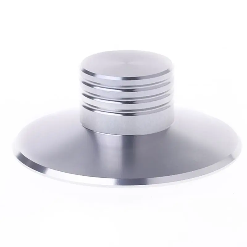 LP Виниловый проигрыватель сбалансированный металлический диск стабилизатор вес зажим проигрыватель HiFi - Цвет: Серебристый