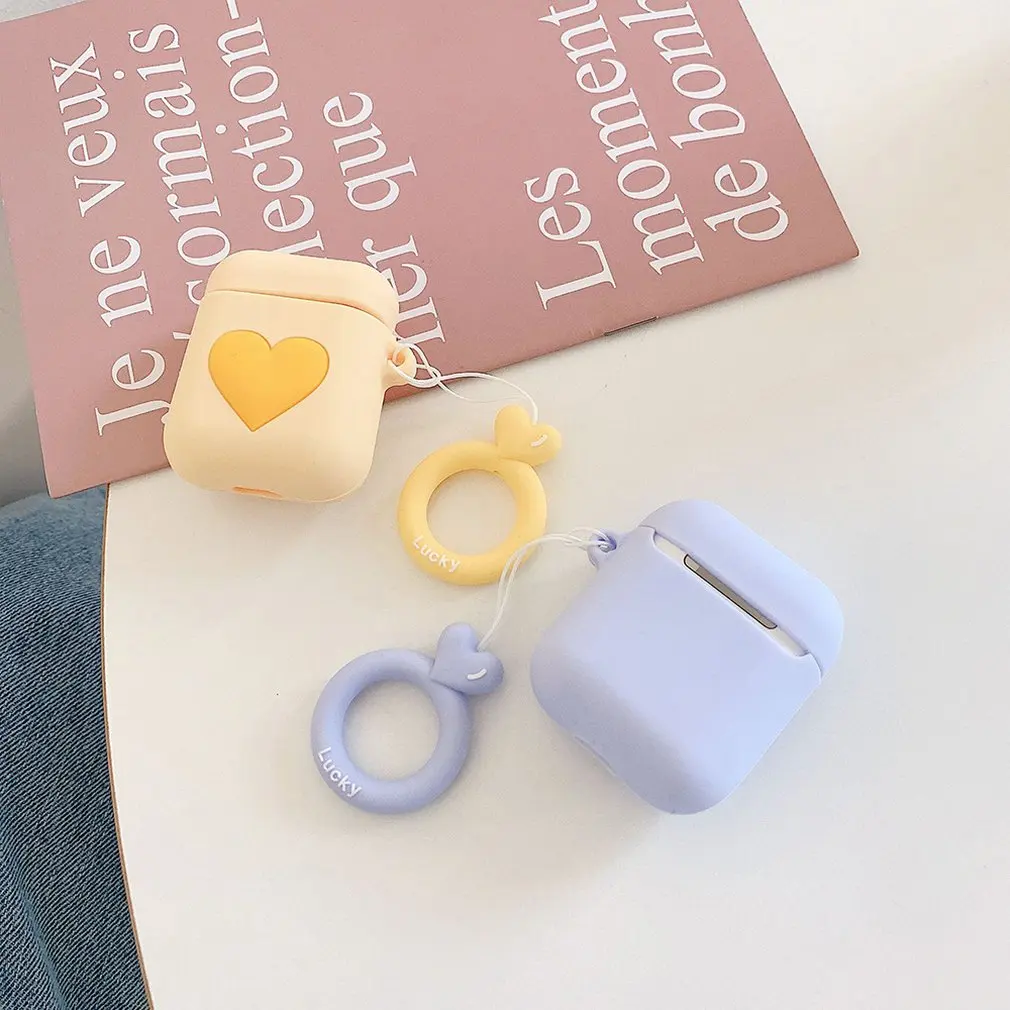 Для AirPods чехол Boba Milk tea беспроводной чехол для наушников для Airpods 2 Защитная крышка Милая бутылка для напитков с кольцом на палец
