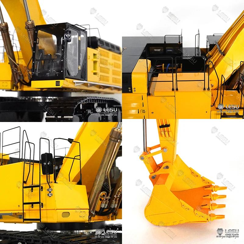 Металлический гидравлический экскаватор LESU 1/14 Carter 374 CAT 374F RC с сервоприводом