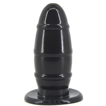 Rugby Anal Plug Round Head Insert 16.3cm Big Dildo Comfortable Masturbation Rod Adult Massage Fetish Sex Toys For Women G-Spot 3