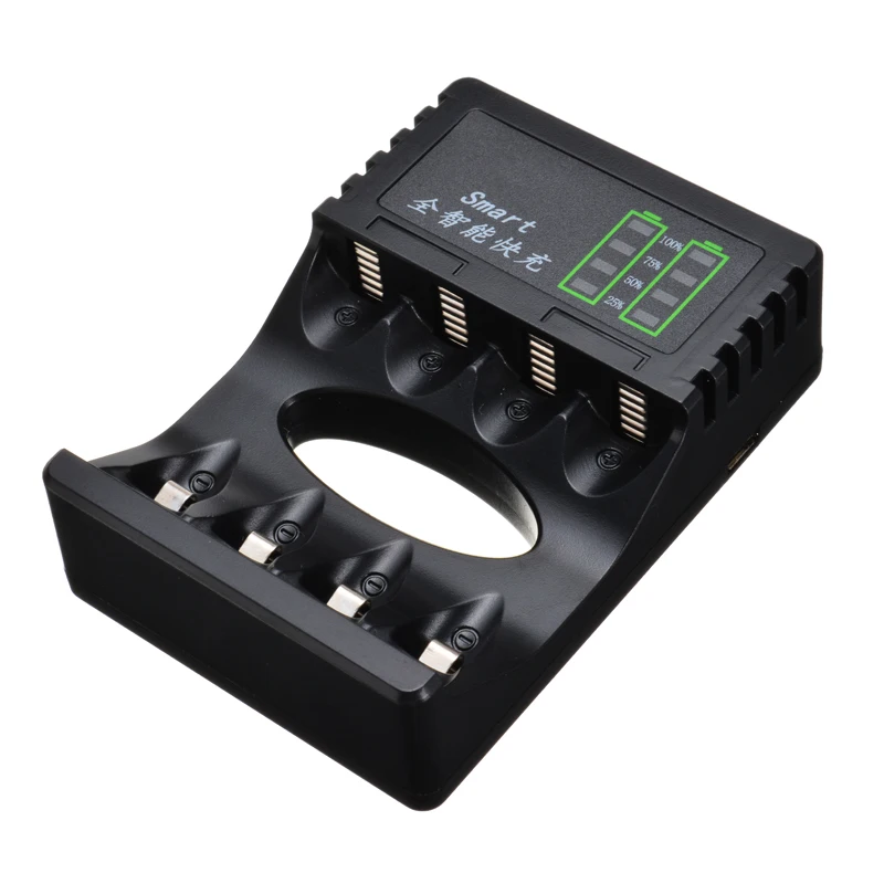 Умное светодиодный для батарей AA/AAA Ni MH/Ni Cd 2 цвета 1 шт.|battery charger smart|battery chargerrechargeable