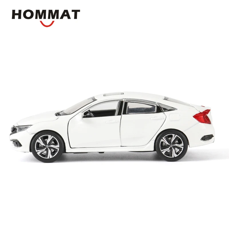 HOMMAT 1:32 Масштаб 2019 Honda Civic модель моделирования автомобиля игрушка из