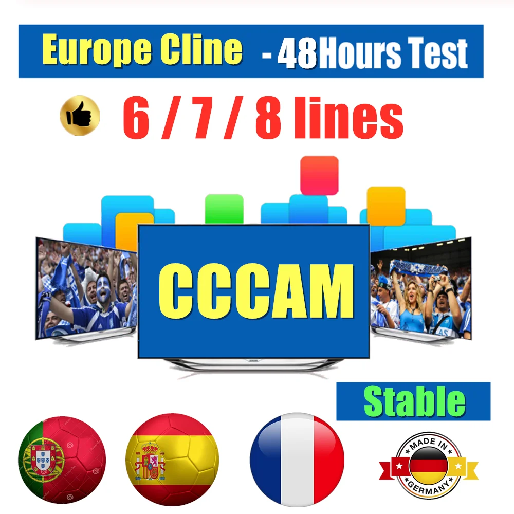 2020 лучший спутниковый декодер Cccam Польша DVB S2 Europe cline Испания Германия Португалия