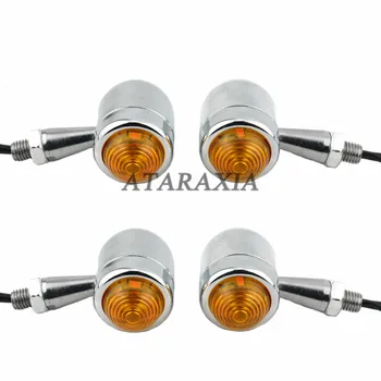 

Motorcycle Vintage Mini Bullet Turn Signal Indicator Lights Modified Moto parts Retro Turn Signal Indicators for Harley Honda