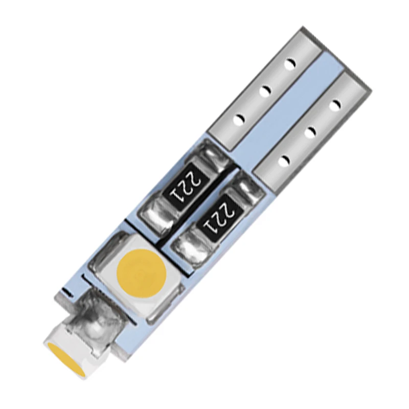 500 шт. большая акция T5 3 светодиодный 1210 3528 SMD чистый белый автомобиль приборной панели датчик огни сигнальные лампы DC12V