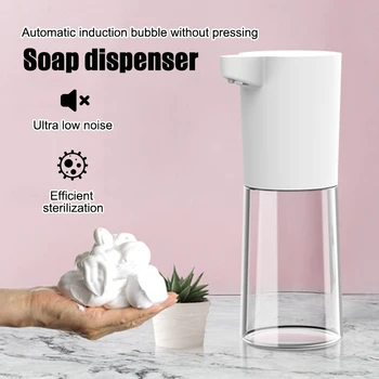 

Adjustable Automatic Soap Dispenser Touchless Waterproof with Large Capacity Applicable for Kitchen Bathroom Soap Dispensers
