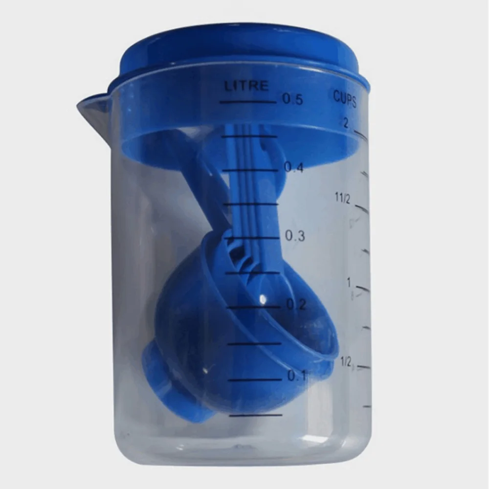 

250ml/500ml Plastic Measuring Cup Clear Scale Show Transparent Jug Kitchen Tool for Baking