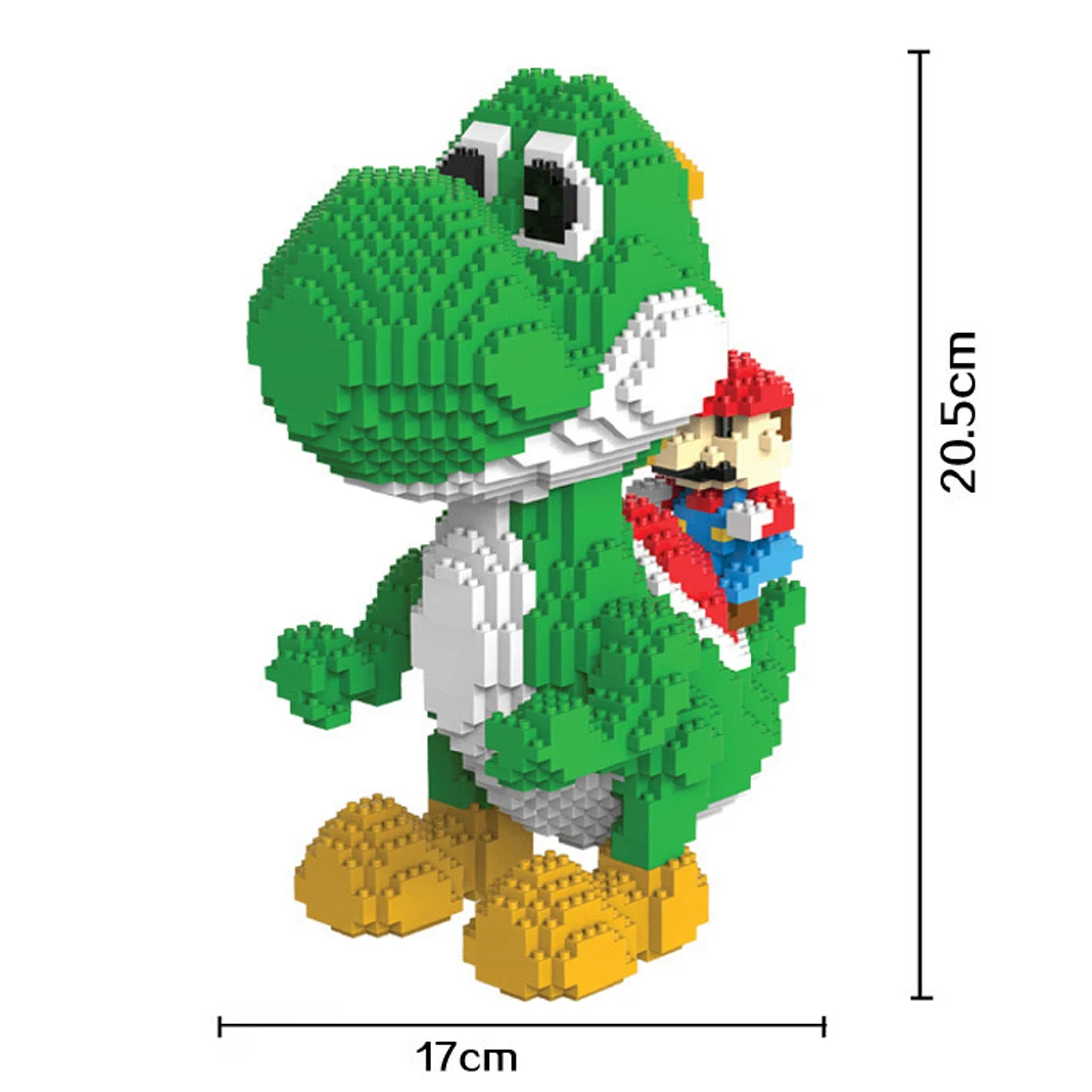 

hot LegoINGlys creators classic japan Nintendos games Super Mario Yoshi Dinosaur model mini Micro Diamond Block bricks toys gift
