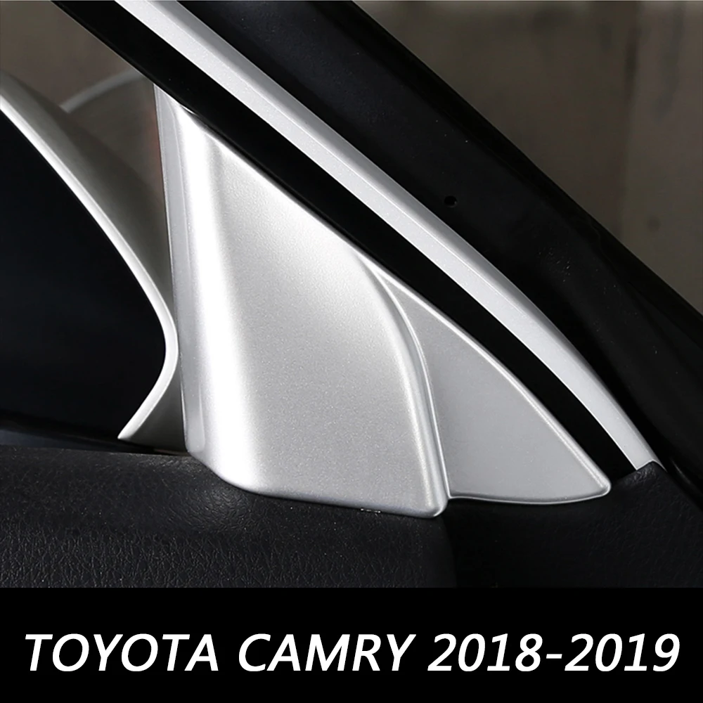 

For Toyota Camry 70 XV70 8th MK8 2018 2019 2020 Car Window A Pillar Triangle Trim Covers Car Styling Accessories
