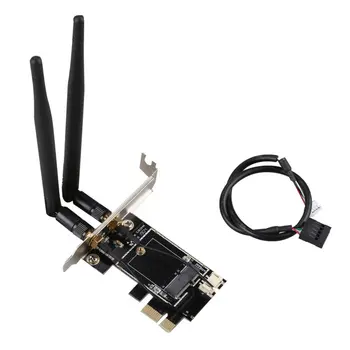 

Desktop Wireless WiFi Wireless Network Card Adapter PCIe to M.2 Expansion Card wifi adapter M.2 NGFF