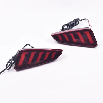 

For TOYOTA C-HR CHR 2016 ~ 2019 LED Rear Bumper Lights Brake Light DRL Running Daylight Reflector Fog Lamp