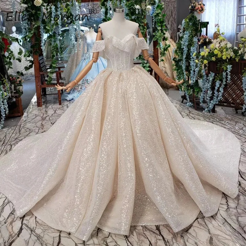 Saudi Arabic/роскошное свадебное платье, Пышное Бальное платье принцессы для девочек, 2019, сексуальные открытые Свадебные платья на прокат со