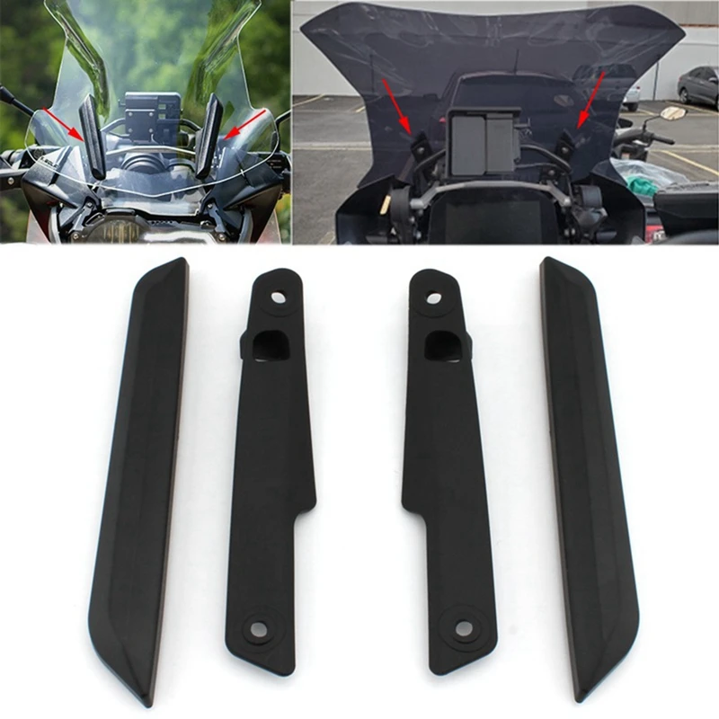 4Pcs Motorcycle Windshield Windscreen Trim Strip for BMW R1200GS LC