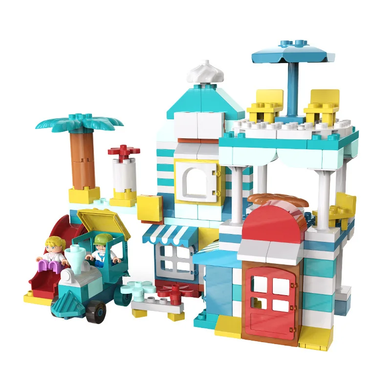 

Children's building blocks big particle assembly boy educational toys girl series big particle building blocks